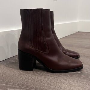 Loeffler Randall Espresso Square Toe Boot